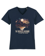 pentru camping - The greatest adventure is what lies ahead Tricou mânecă scurtă guler V Bărbat Presenter