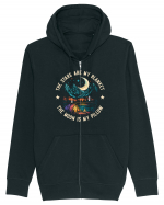 pentru camping - The stars are my blanket the moon is my pillow Hanorac cu fermoar Unisex Connector