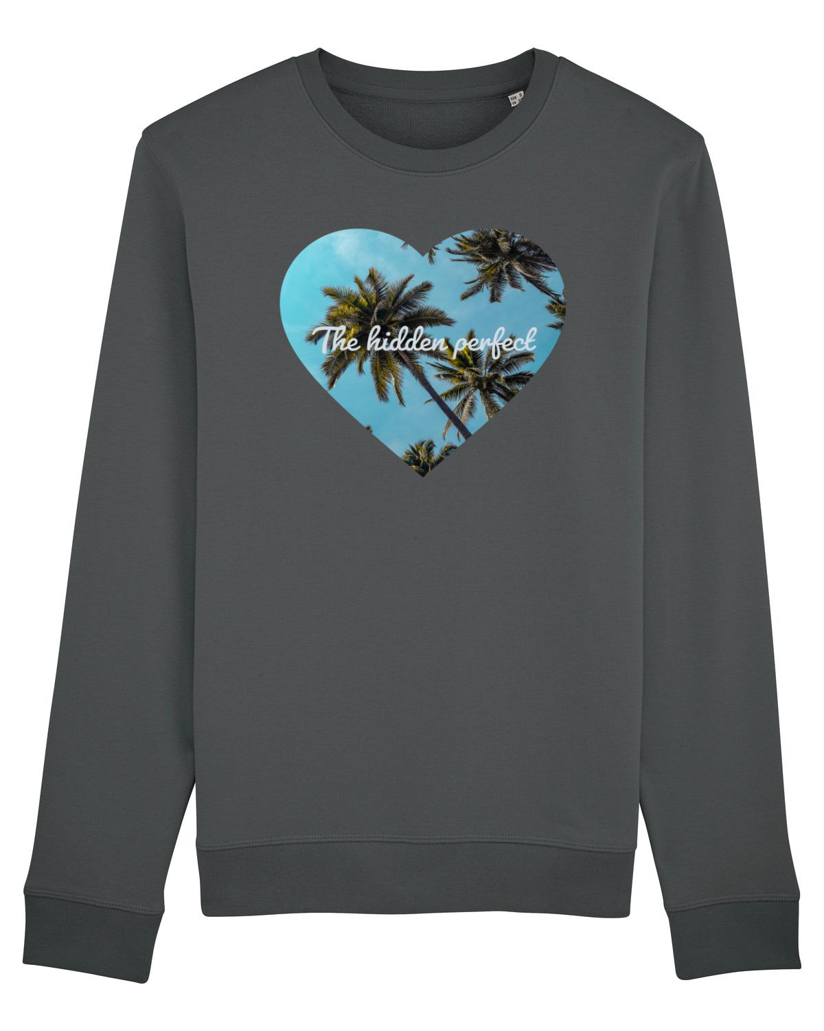 Bluză mânecă lungă Unisex Rise Anthracite
