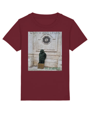 Silent observer Burgundy