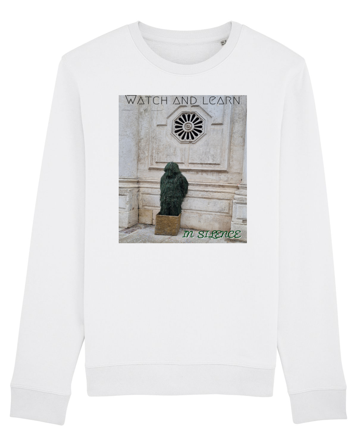 Bluză mânecă lungă Unisex Rise White