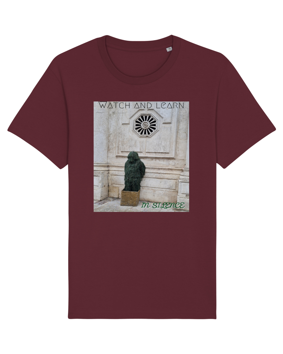 Tricou mânecă scurtă Unisex Rocker Burgundy