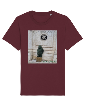 Silent observer Burgundy