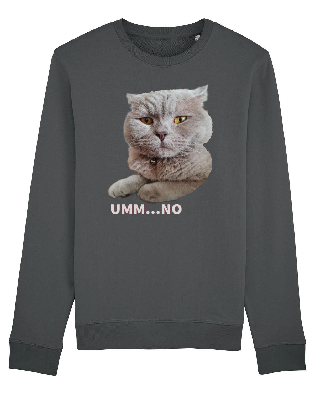 Bluză mânecă lungă Unisex Rise Anthracite