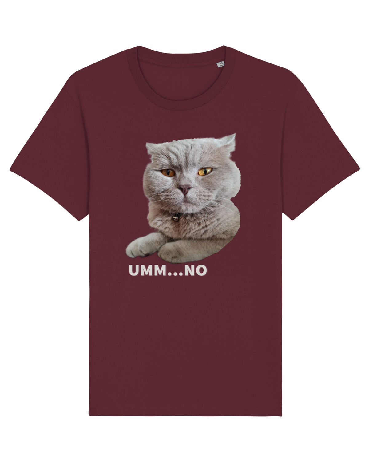 Tricou mânecă scurtă Unisex Rocker Burgundy