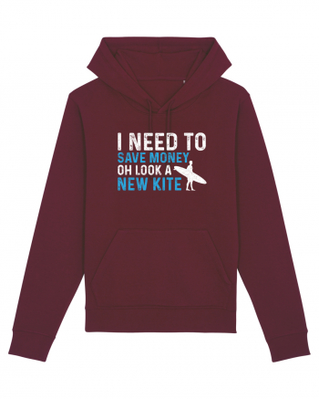 I need to save money oh look a new kite Burgundy