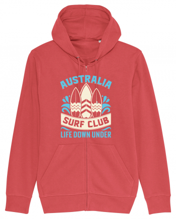 Australia Surf Club Life Down Under Carmine Red