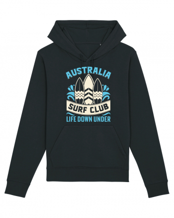 Australia Surf Club Life Down Under Black