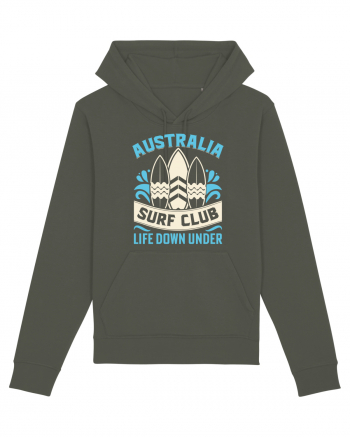 Australia Surf Club Life Down Under Khaki