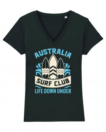 Australia Surf Club Life Down Under Black