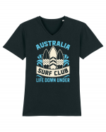 Australia Surf Club Life Down Under Tricou mânecă scurtă guler V Bărbat Presenter