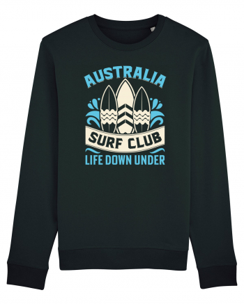 Australia Surf Club Life Down Under Black