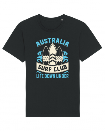 Australia Surf Club Life Down Under Black