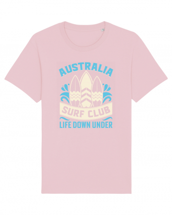 Australia Surf Club Life Down Under Cotton Pink