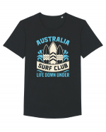 Australia Surf Club Life Down Under Tricou mânecă scurtă guler larg Bărbat Skater