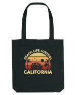 Beach Life Surfers California Sacoșă textilă