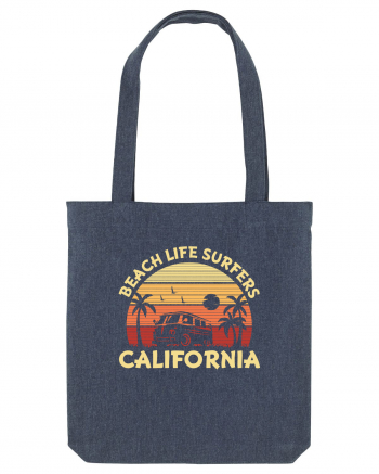 Beach Life Surfers California Midnight Blue