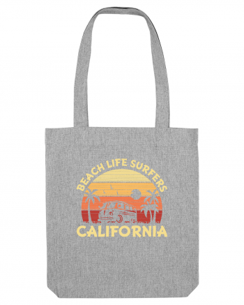 Beach Life Surfers California Heather Grey