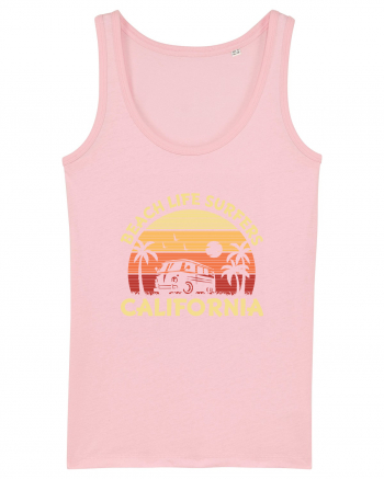 Beach Life Surfers California Cotton Pink