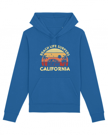 Beach Life Surfers California Royal Blue