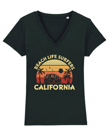 Beach Life Surfers California Black