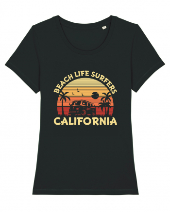 Beach Life Surfers California Black