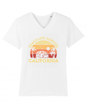 Beach Life Surfers California White