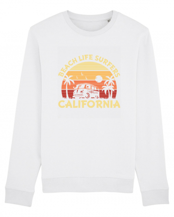 Beach Life Surfers California White