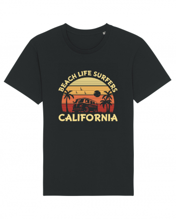 Beach Life Surfers California Black