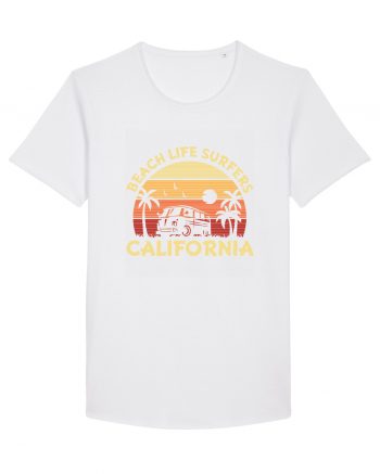 Beach Life Surfers California White