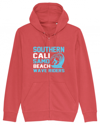 uthern Cali Samo Beach Wave Riders Carmine Red