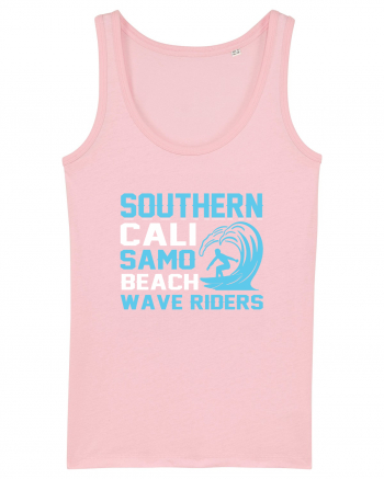 uthern Cali Samo Beach Wave Riders Cotton Pink