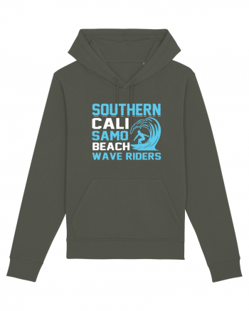 uthern Cali Samo Beach Wave Riders Khaki