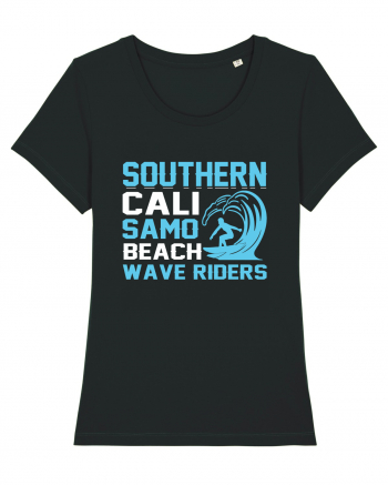 uthern Cali Samo Beach Wave Riders Black