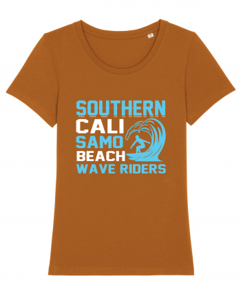 uthern Cali Samo Beach Wave Riders Roasted Orange