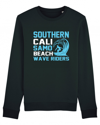 uthern Cali Samo Beach Wave Riders Black