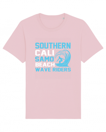 uthern Cali Samo Beach Wave Riders Cotton Pink