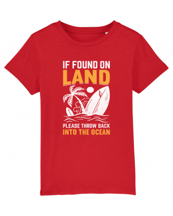  If Found On Land Please Throw Back Into The Ocean Red