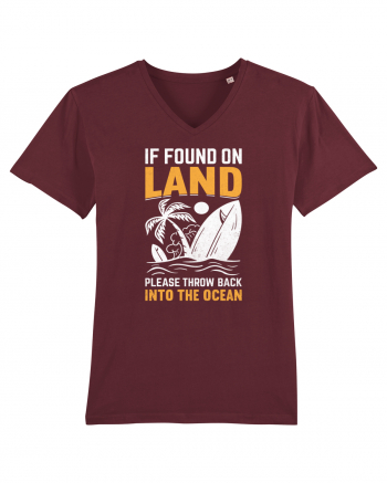  If Found On Land Please Throw Back Into The Ocean Burgundy