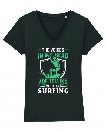 The voices in my head are telling me to go surfing Black