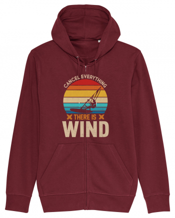 Cancel Everything There Is Wind Burgundy