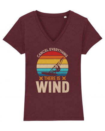 Cancel Everything There Is Wind Burgundy