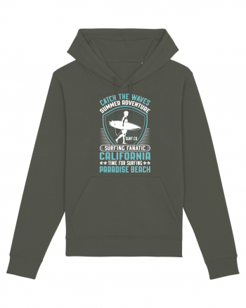 Catch the waves summer adventure surfing fanatic California Khaki