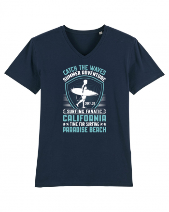 Catch the waves summer adventure surfing fanatic California French Navy