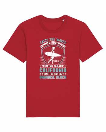 Catch the waves summer adventure surfing fanatic California Red