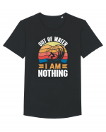 Out Of Water I Am Nothing Tricou mânecă scurtă guler larg Bărbat Skater