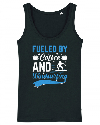 Fueled By Coffee And Windsurfing Black