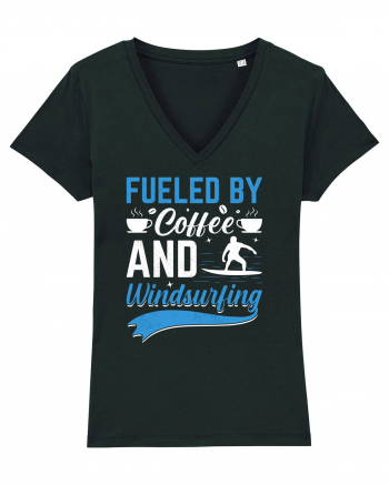 Fueled By Coffee And Windsurfing Black