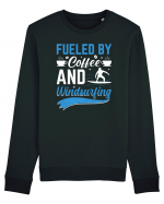 Fueled By Coffee And Windsurfing Bluză mânecă lungă Unisex Rise