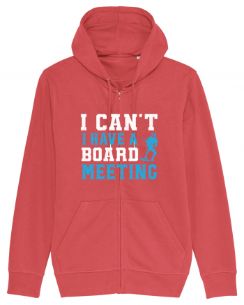 I Can't I Have a Board Meeting Carmine Red